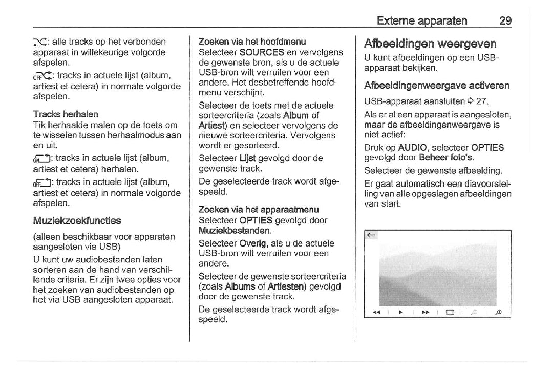 Opel Crossland Infotainment Handleiding 2020 - 2023