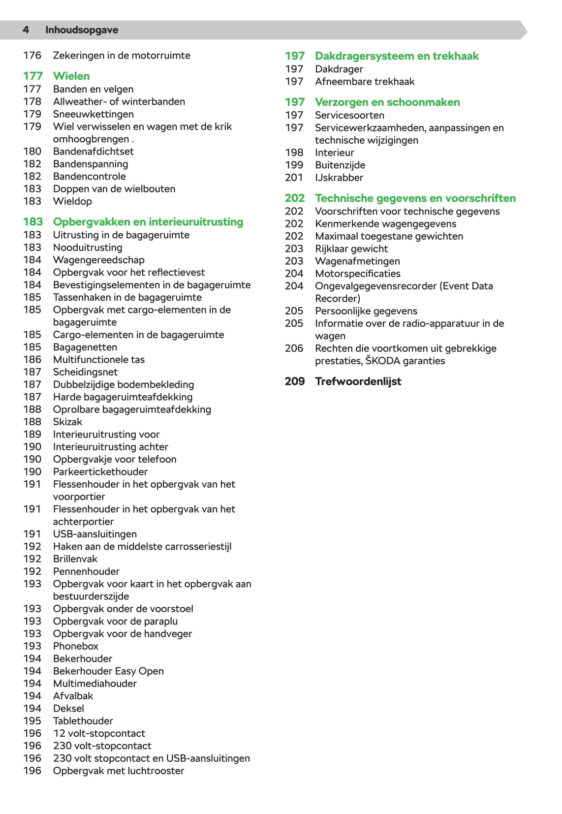 2020-2021 Skoda Octavia Gebruikershandleiding | Nederlands