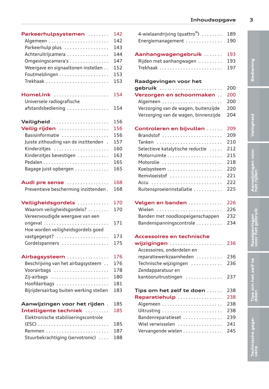 2010-2013 Audi A8/S8 Bedienungsanleitung | Niederländisch