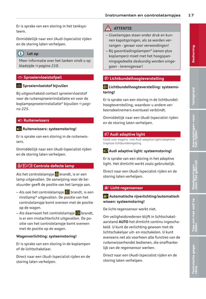 2010-2013 Audi A8/S8 Bedienungsanleitung | Niederländisch