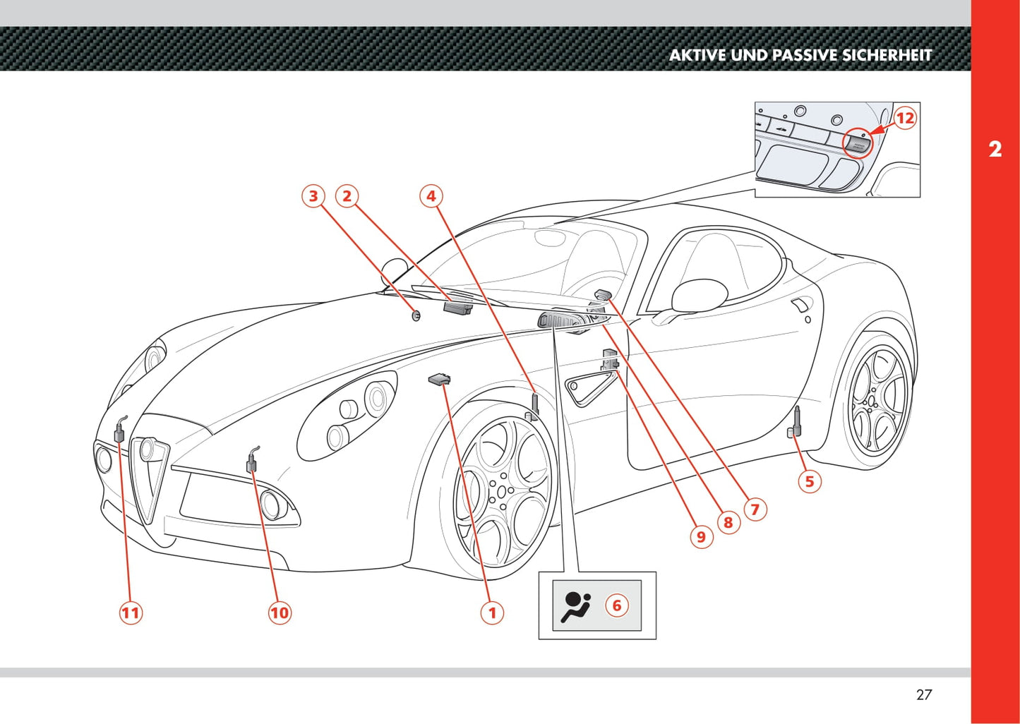 2008 Alfa Romeo 8C Manuel du propriétaire | Allemand