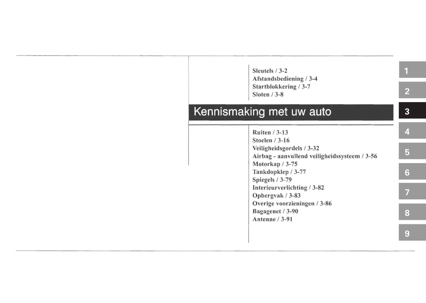 2004-2005 Kia Picanto Gebruikershandleiding | Nederlands