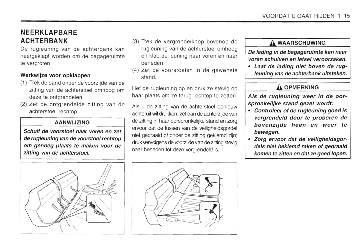 2001-2005 Daewoo Matiz Owner's Manual | Dutch