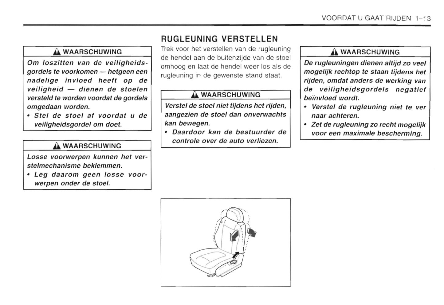 2001-2005 Daewoo Matiz Owner's Manual | Dutch