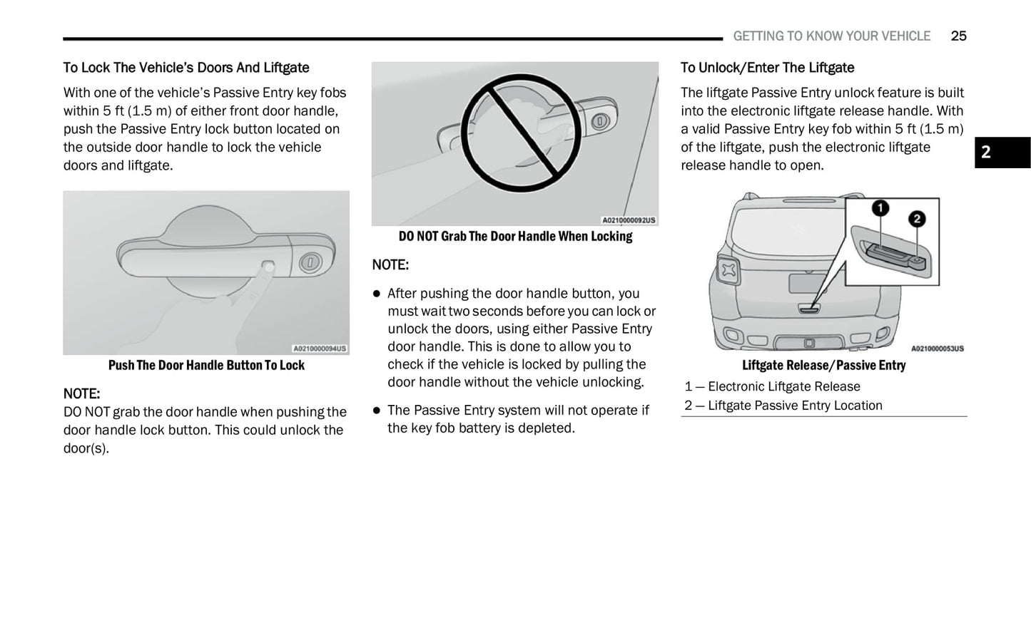 2021 Jeep Renegade Owner's Manual | English