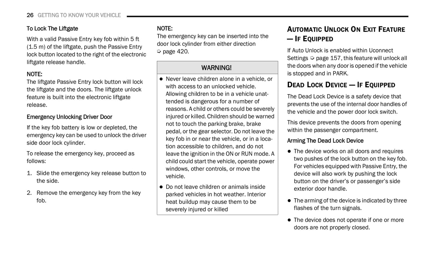 2021 Jeep Renegade Owner's Manual | English