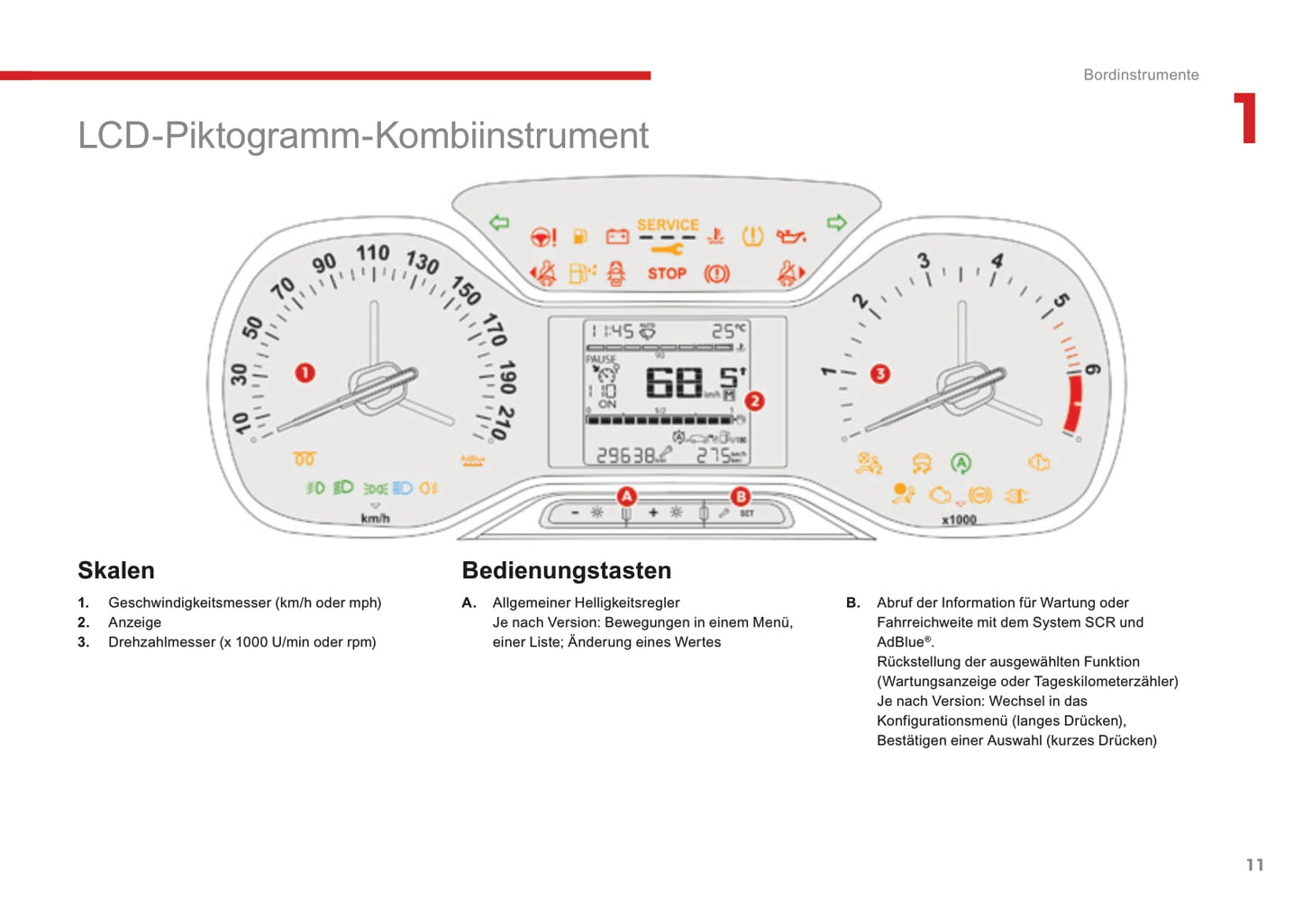 2016-2017 Citroën C3 Owner's Manual | German