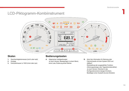 2016-2017 Citroën C3 Owner's Manual | German