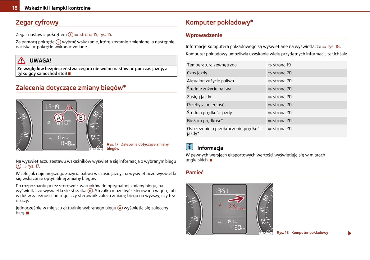 2004-2009 Skoda Octavia Manuel du propriétaire | Polonais