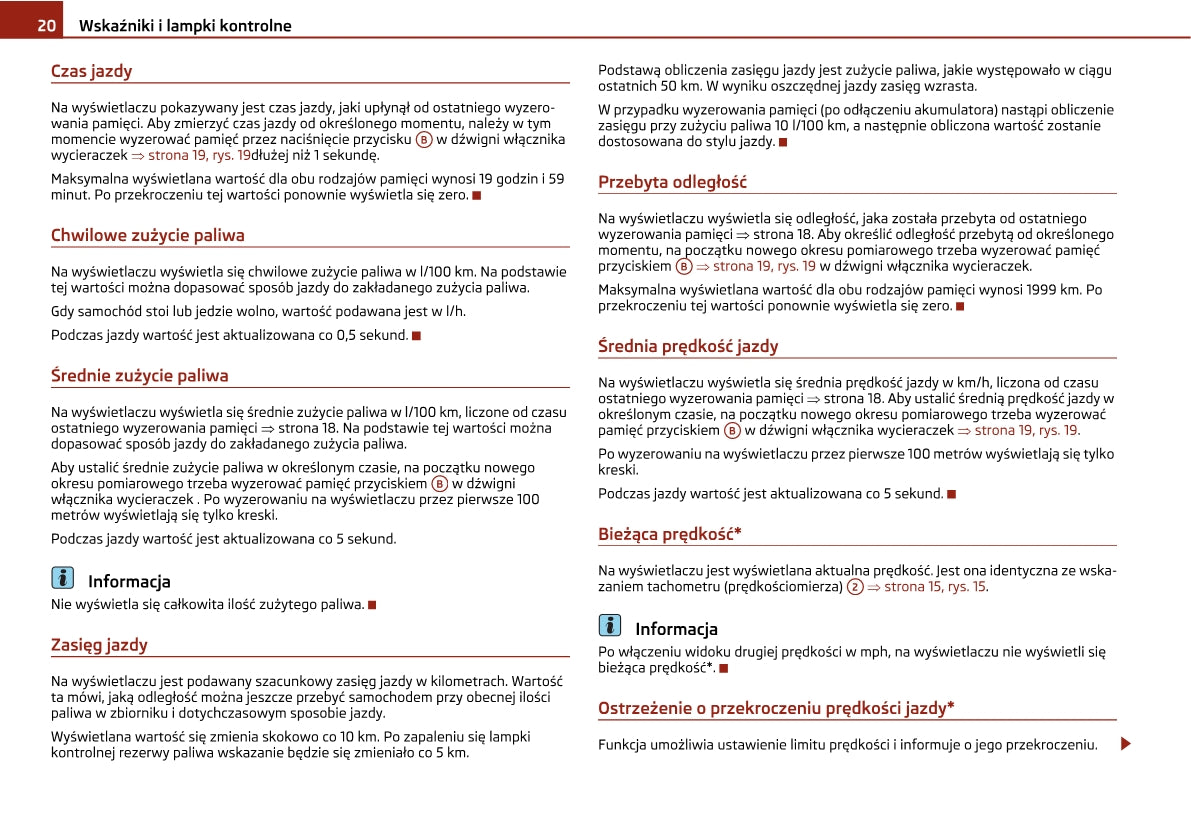 2004-2009 Skoda Octavia Manuel du propriétaire | Polonais