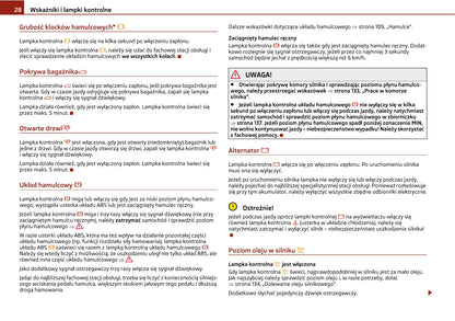 2004-2009 Skoda Octavia Manuel du propriétaire | Polonais