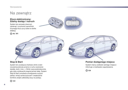 2012-2014 Peugeot 508 Bedienungsanleitung | Polnisch