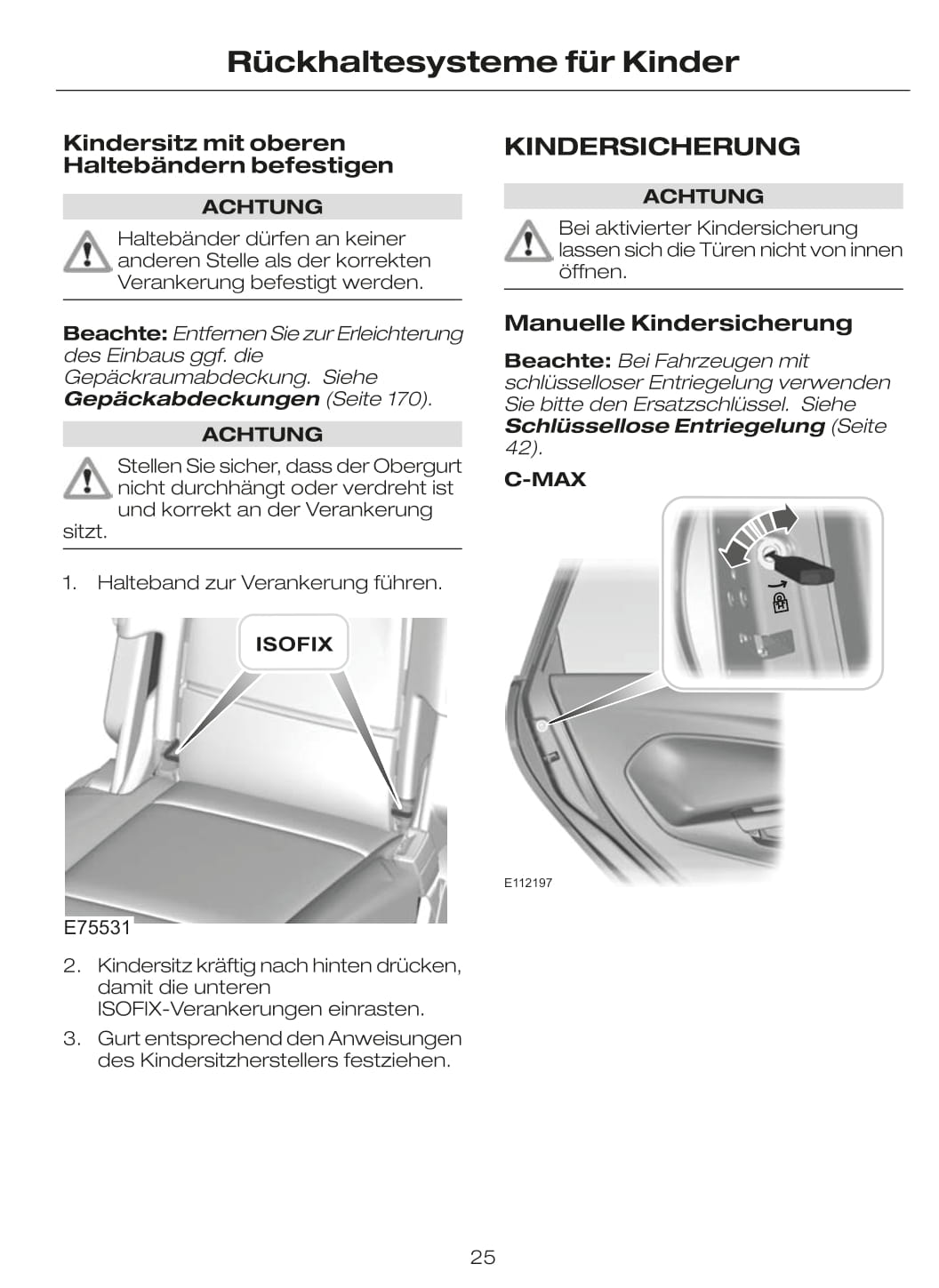 2010 Ford C-Max Gebruikershandleiding | Duits