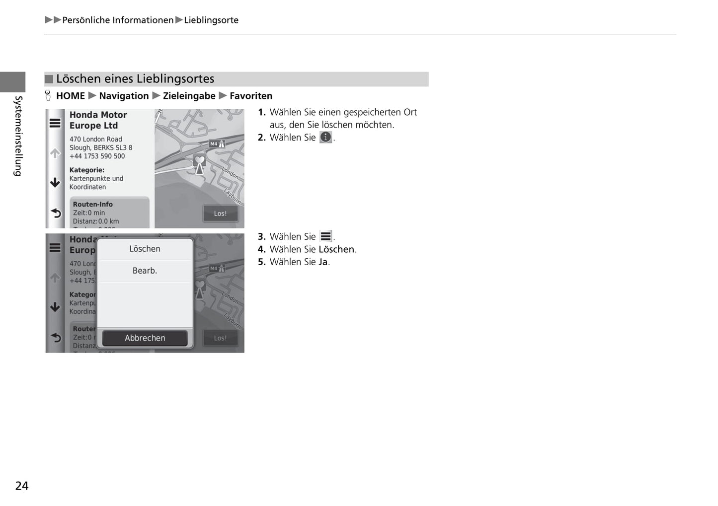 Honda Jazz Navi Bedienungsanleitung 2018 - 2019