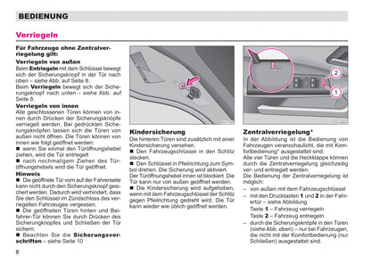 2004-2007 Skoda Octavia/Octavia Tour I Owner's Manual | German