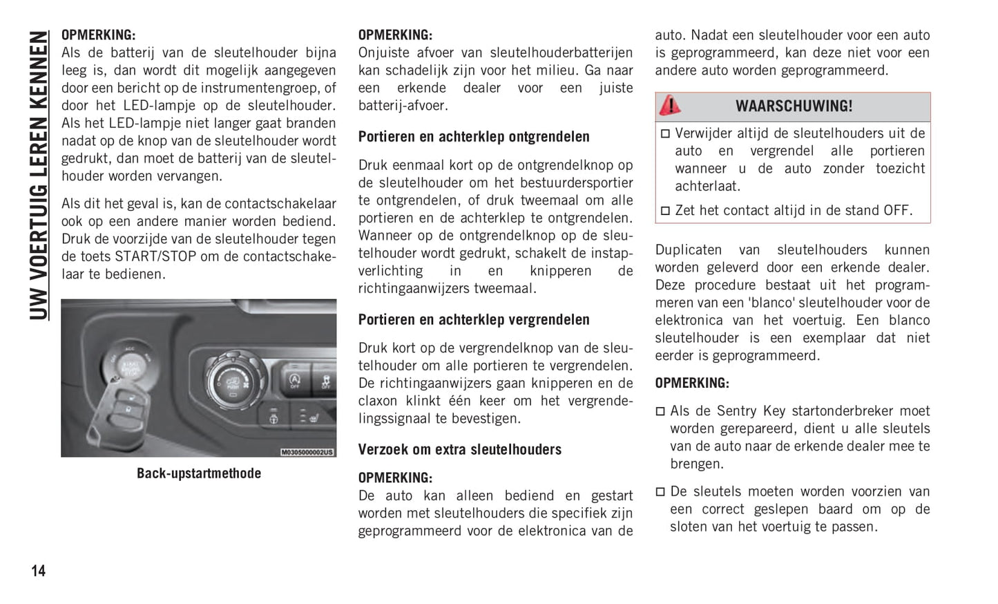 2019-2020 Jeep Wrangler Gebruikershandleiding | Nederlands