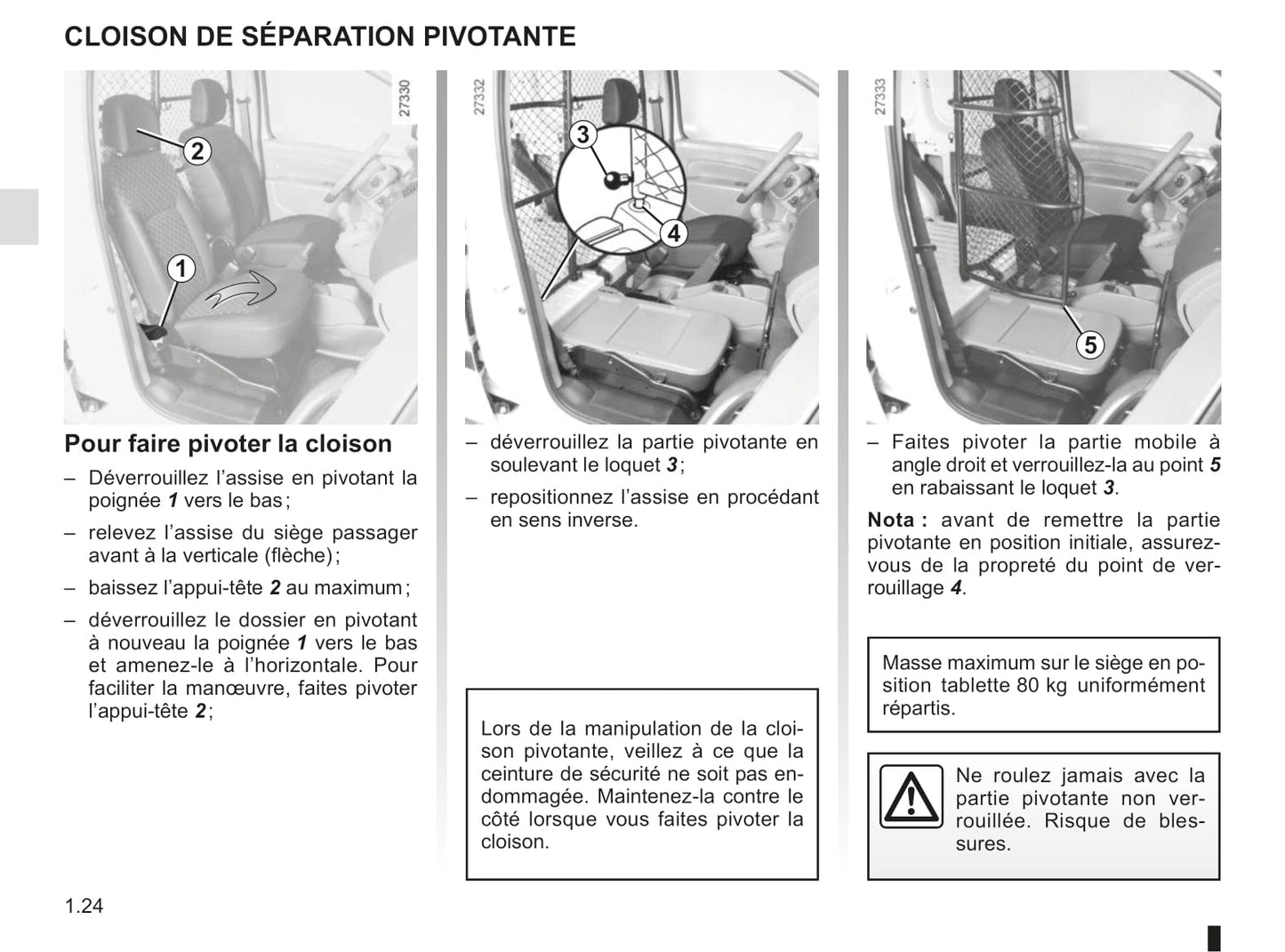 2013-2020 Renault Kangoo Manuel du propriétaire | Français