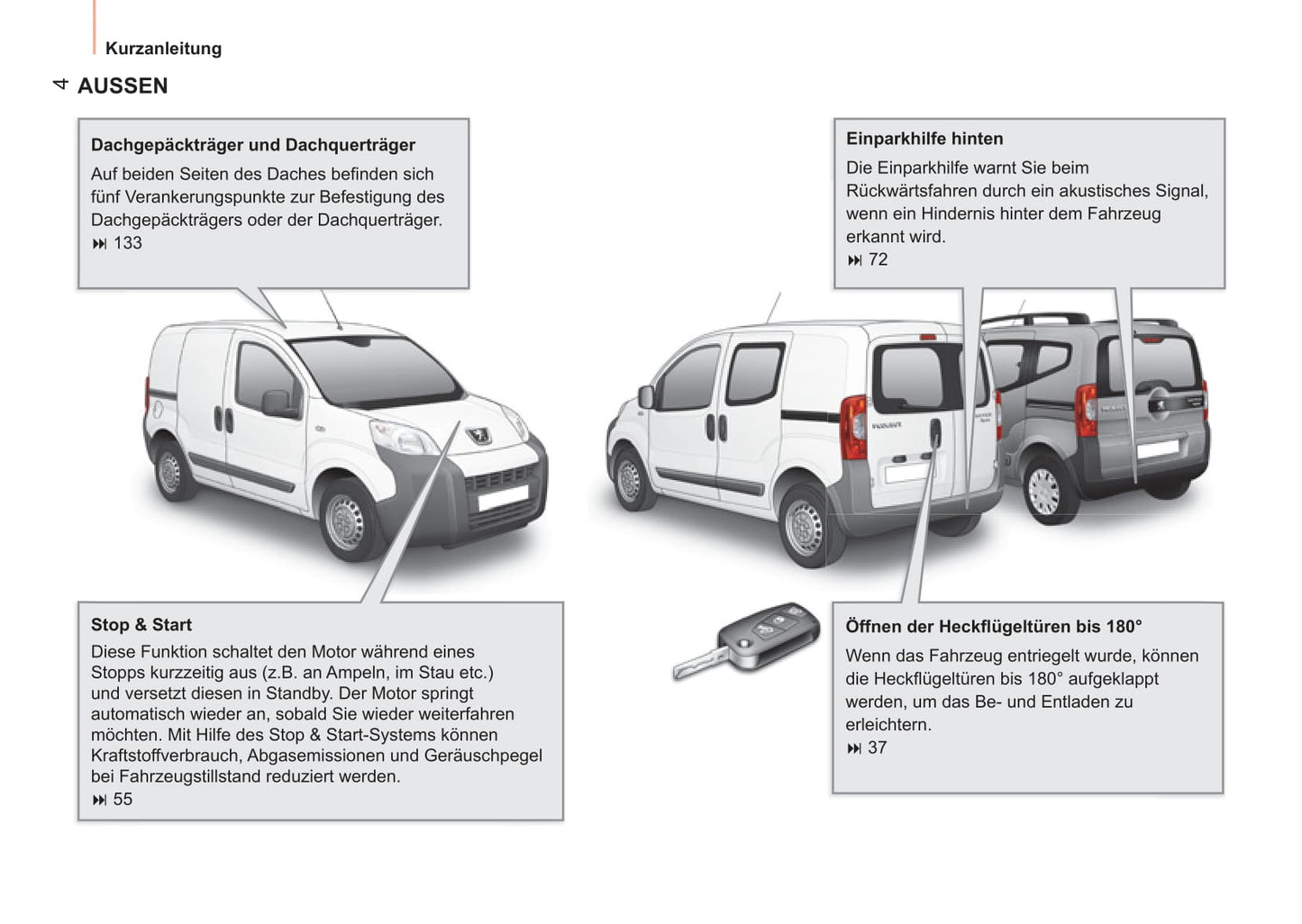 2011-2014 Peugeot Bipper Gebruikershandleiding | Duits