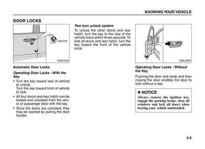 2005-2006 Kia Sorento Gebruikershandleiding | Engels