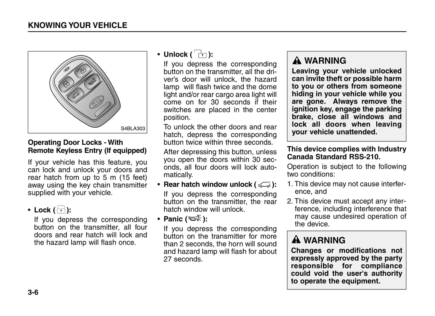 2005-2006 Kia Sorento Gebruikershandleiding | Engels