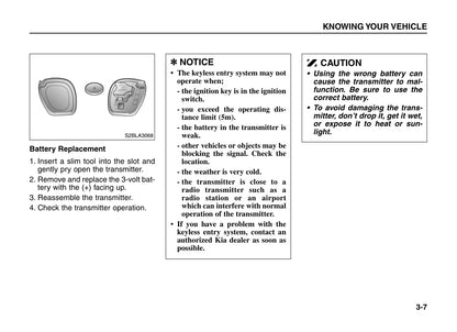 2005-2006 Kia Sorento Gebruikershandleiding | Engels