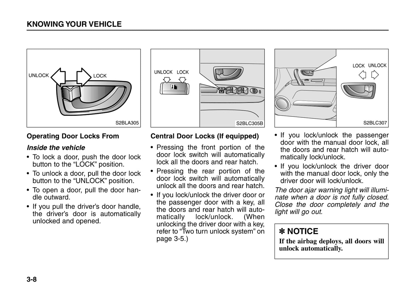 2005-2006 Kia Sorento Gebruikershandleiding | Engels