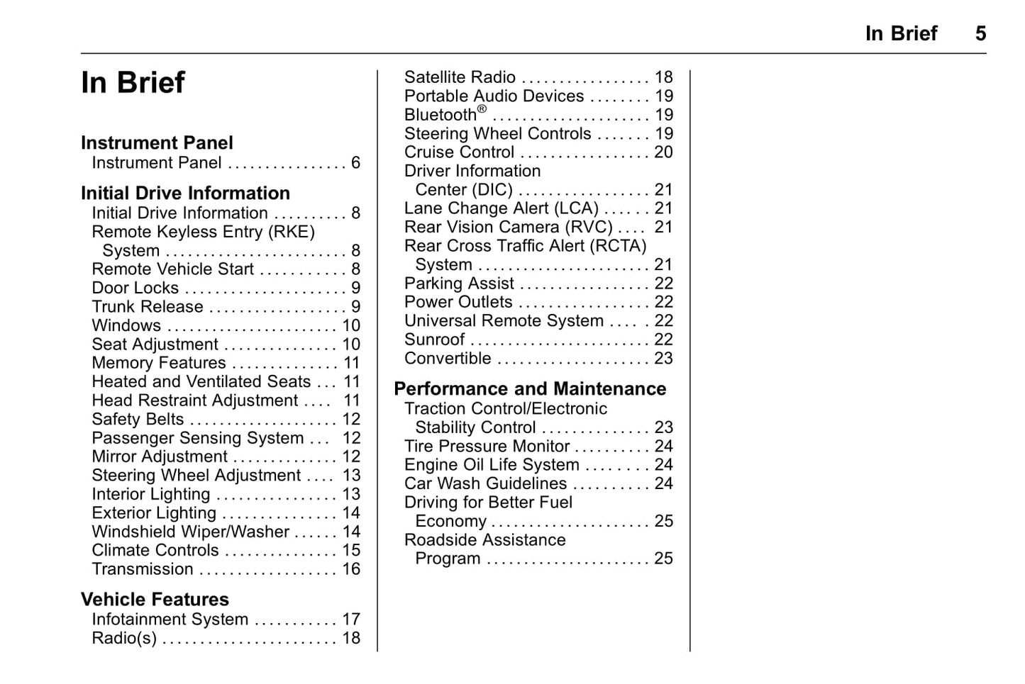 2016 Chevrolet Camaro Owner's Manual | English