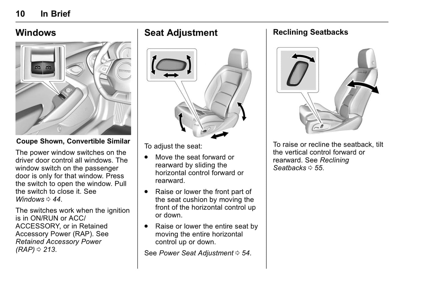 2016 Chevrolet Camaro Owner's Manual | English