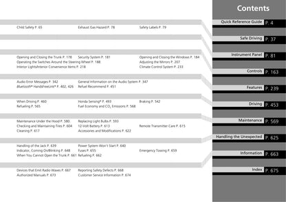 2020 Honda Accord Hybrid Owner's Manual | English