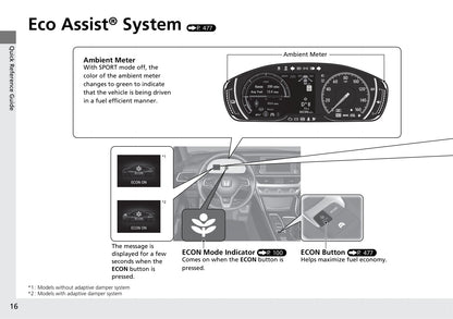 2020 Honda Accord Hybrid Owner's Manual | English