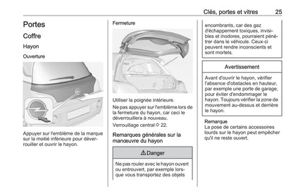 2018-2019 Opel Adam Manuel du propriétaire | Français