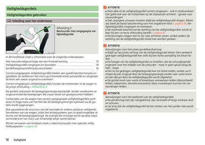 2014-2015 Skoda Superb Owner's Manual | Dutch