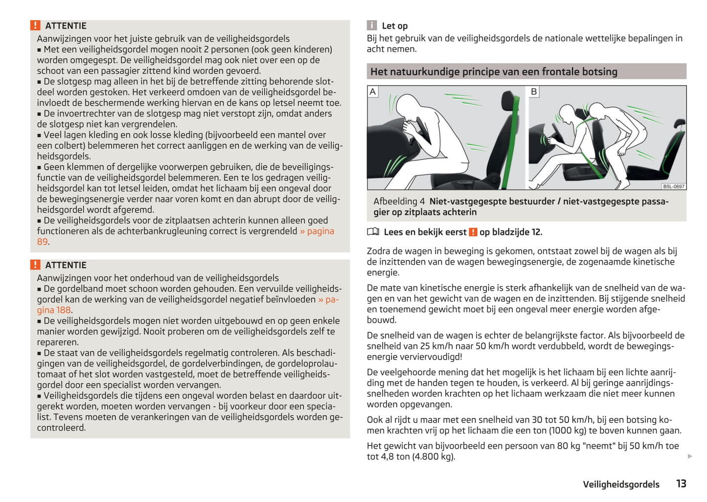 2014-2015 Skoda Superb Owner's Manual | Dutch