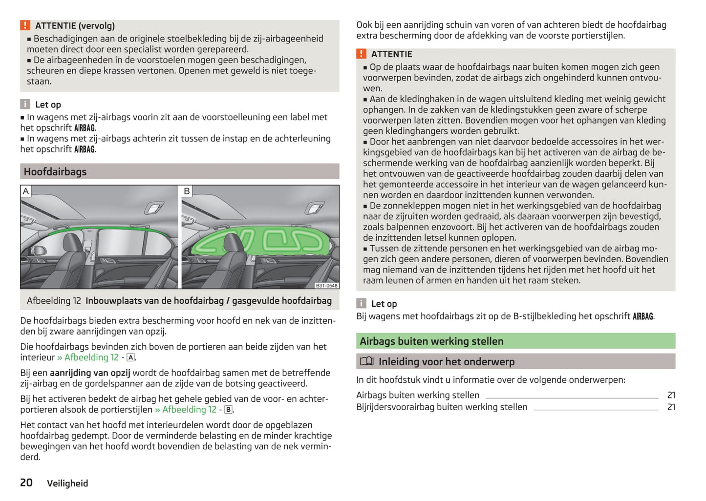 2014-2015 Skoda Superb Owner's Manual | Dutch