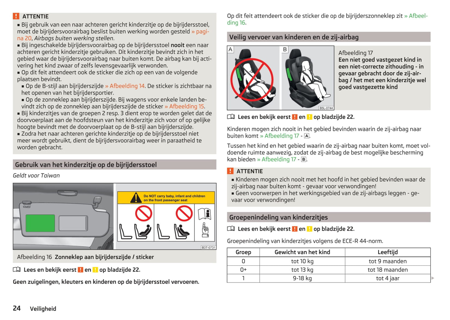 2014-2015 Skoda Superb Owner's Manual | Dutch