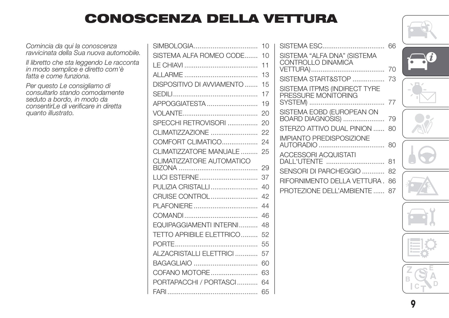 2010-2014 Alfa Romeo Giulietta Manuel du propriétaire | Italien