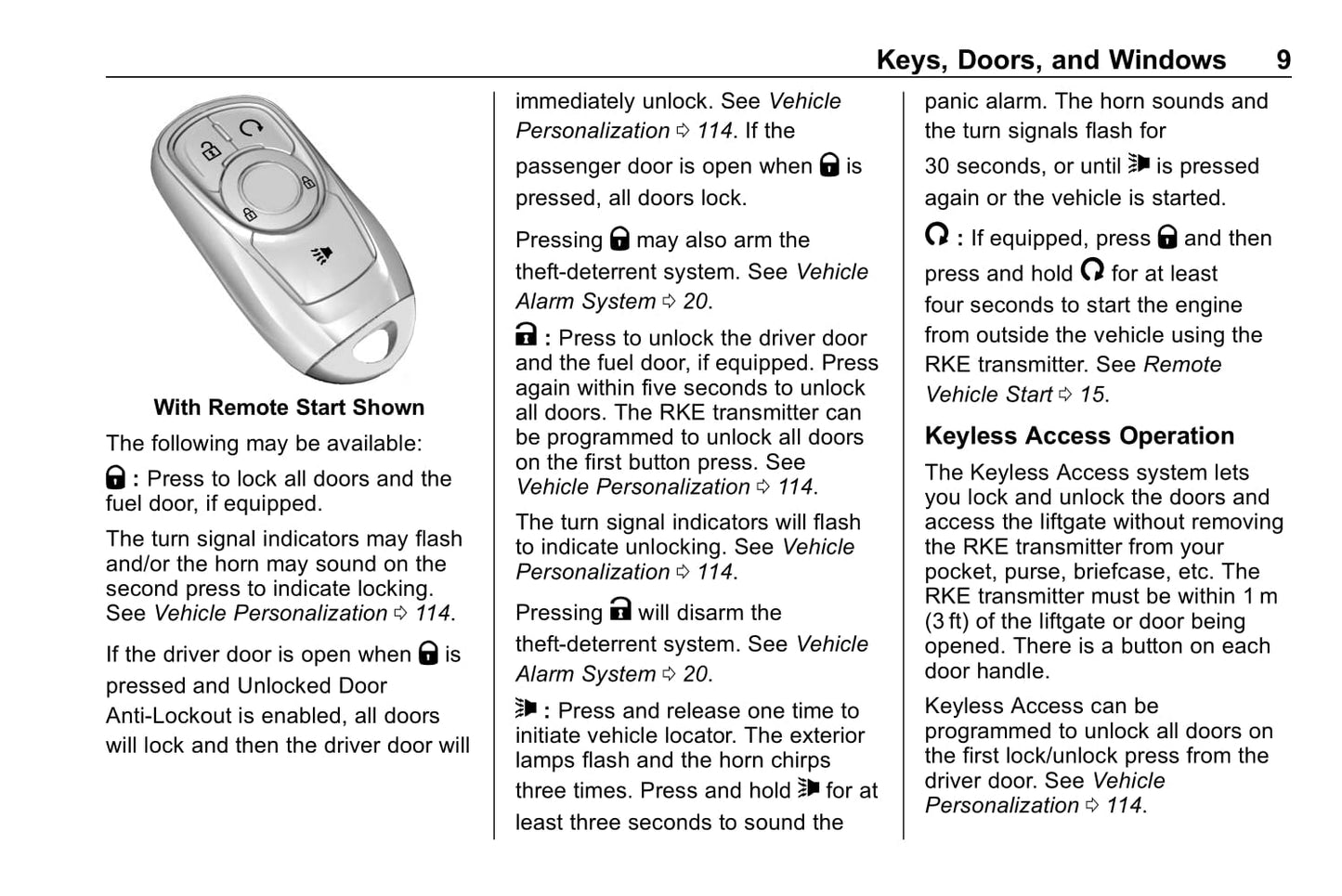 2020 Buick Encore Owner's Manual | English