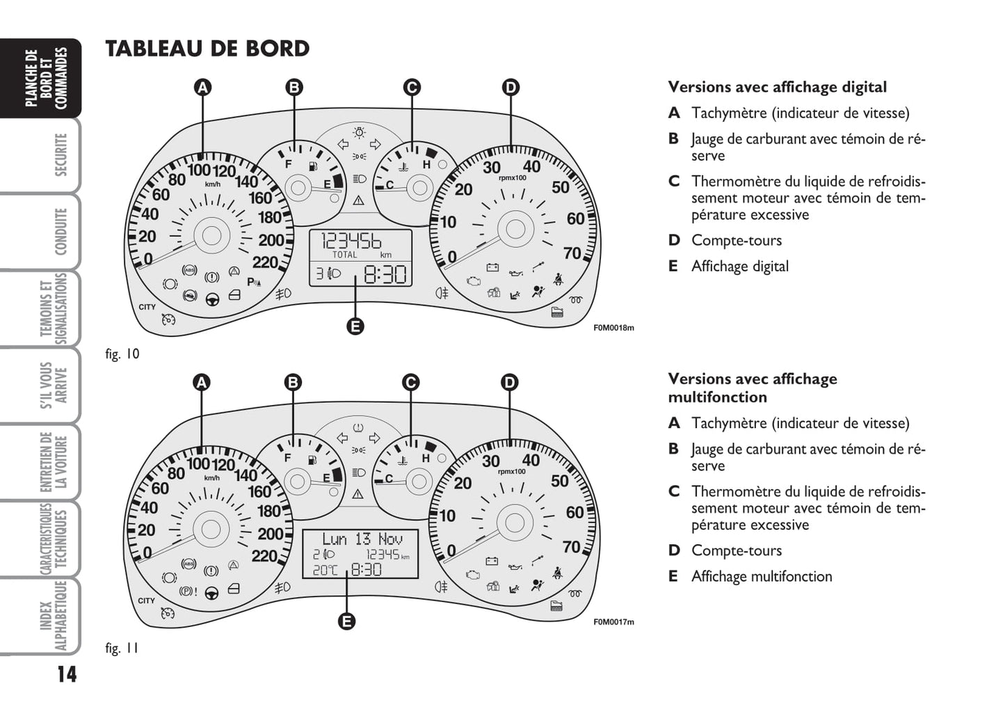 2006-2008 Fiat Grande Punto Manuel du propriétaire | Français