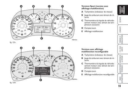 2006-2008 Fiat Grande Punto Manuel du propriétaire | Français