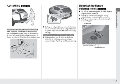 2018-2019 Honda CR-V Hybrid Bedienungsanleitung | Niederländisch