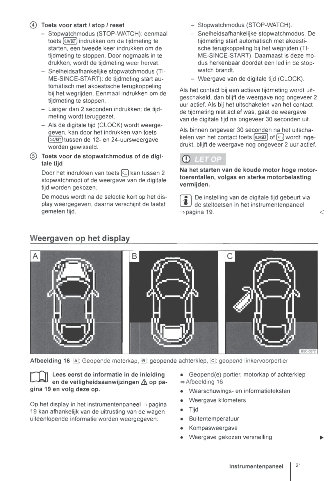 2013-2016 Volkswagen Beetle Cabrio Owner's Manual | Dutch