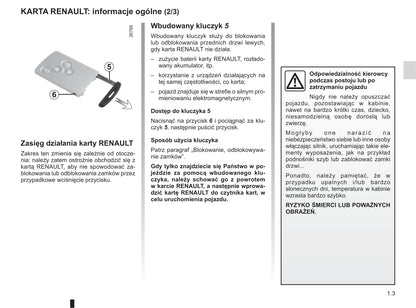 2013-2017 Renault Captur Manuel du propriétaire | Polonais