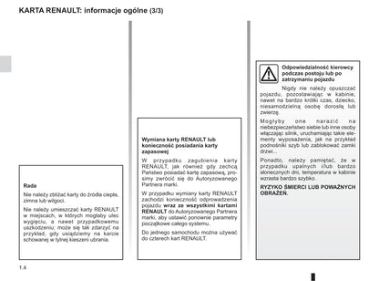 2013-2017 Renault Captur Manuel du propriétaire | Polonais