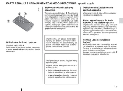 2013-2017 Renault Captur Manuel du propriétaire | Polonais