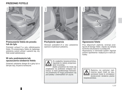 2013-2017 Renault Captur Manuel du propriétaire | Polonais