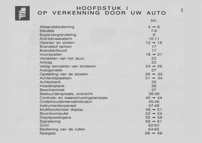 2001-2002 Citroën Saxo Gebruikershandleiding | Nederlands