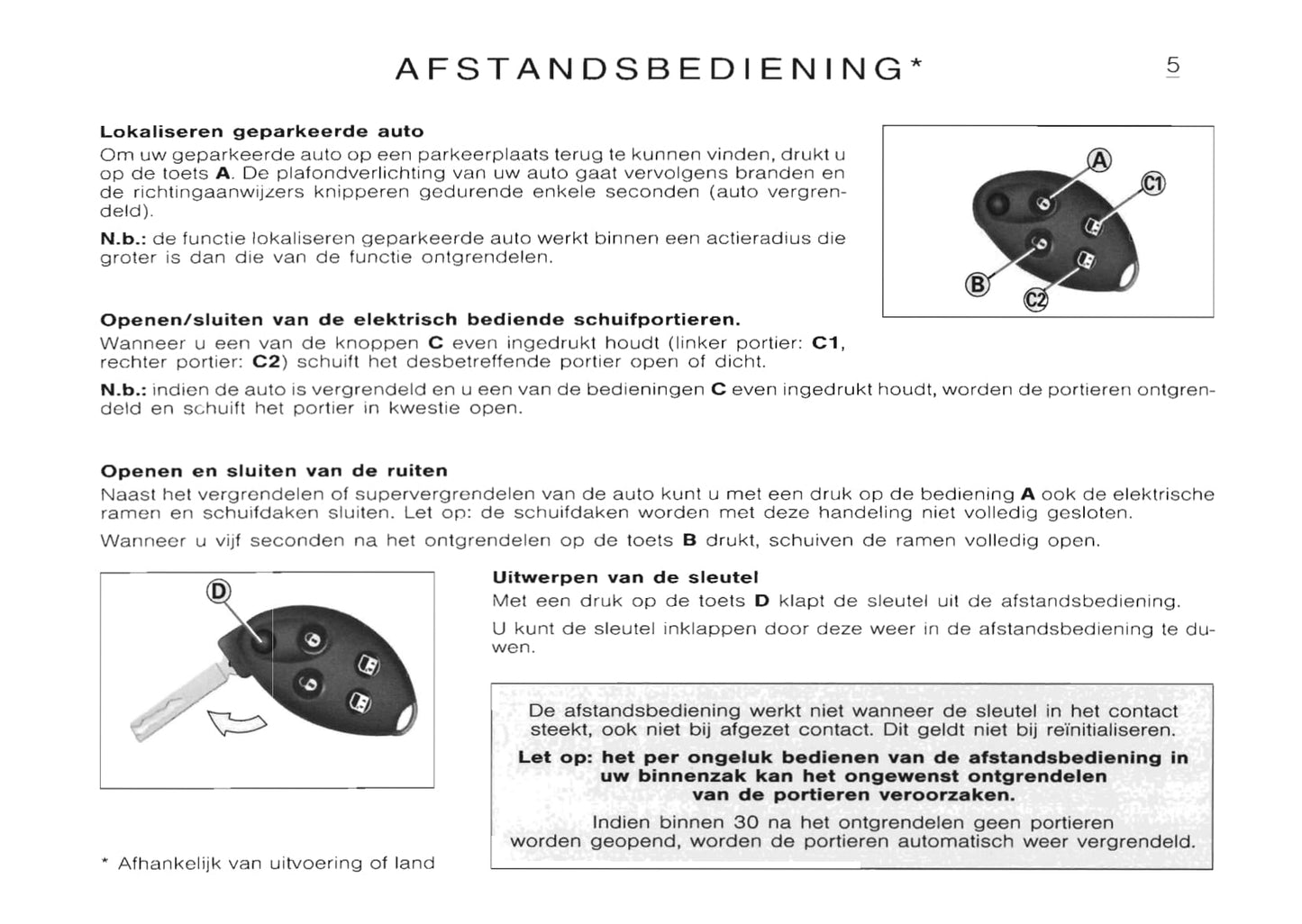 2001-2002 Citroën Saxo Gebruikershandleiding | Nederlands