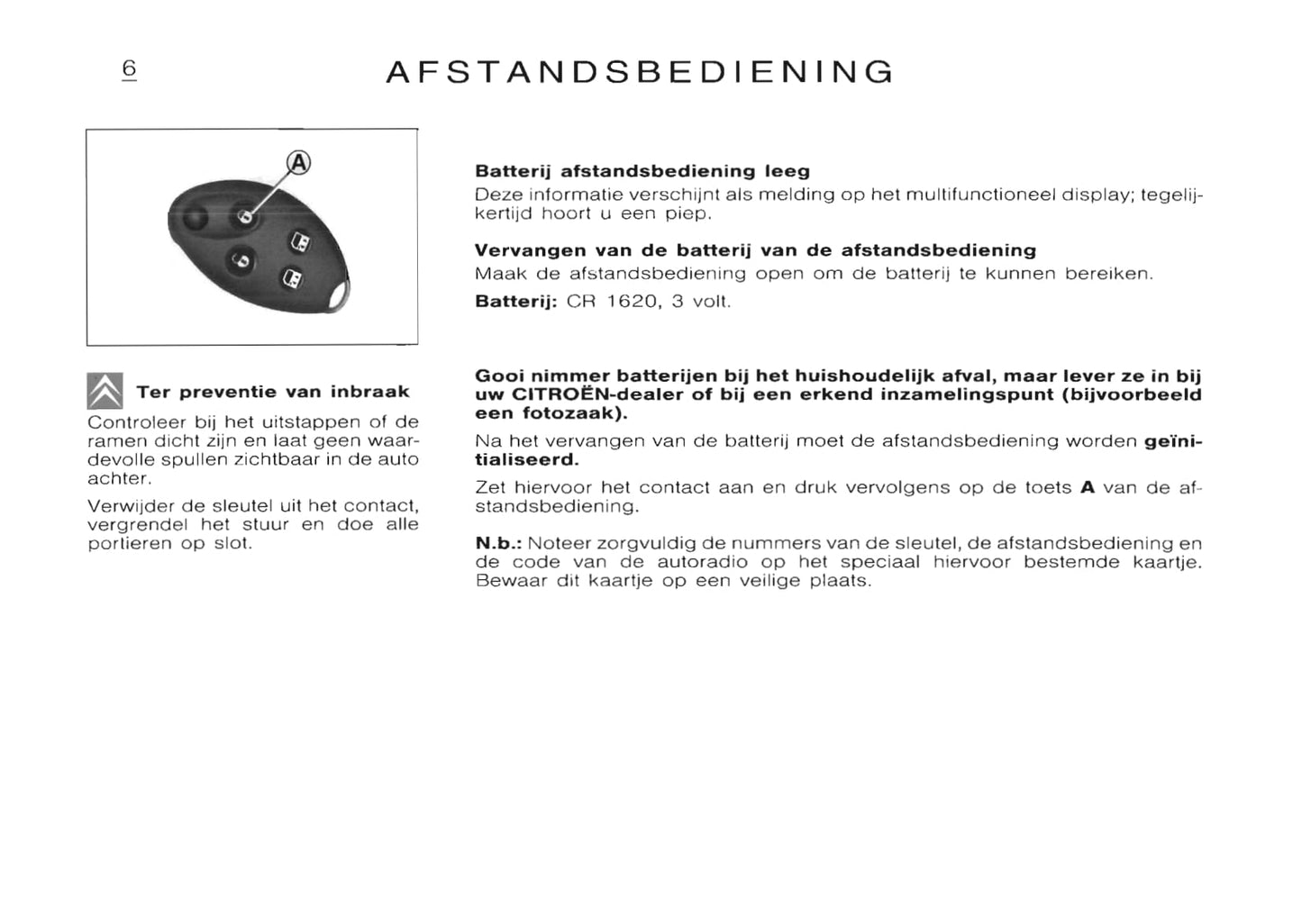 2001-2002 Citroën Saxo Gebruikershandleiding | Nederlands