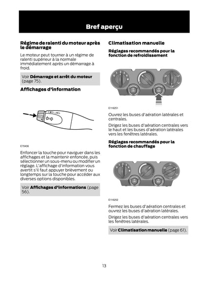 2011-2012 Ford Fusion Owner's Manual | French