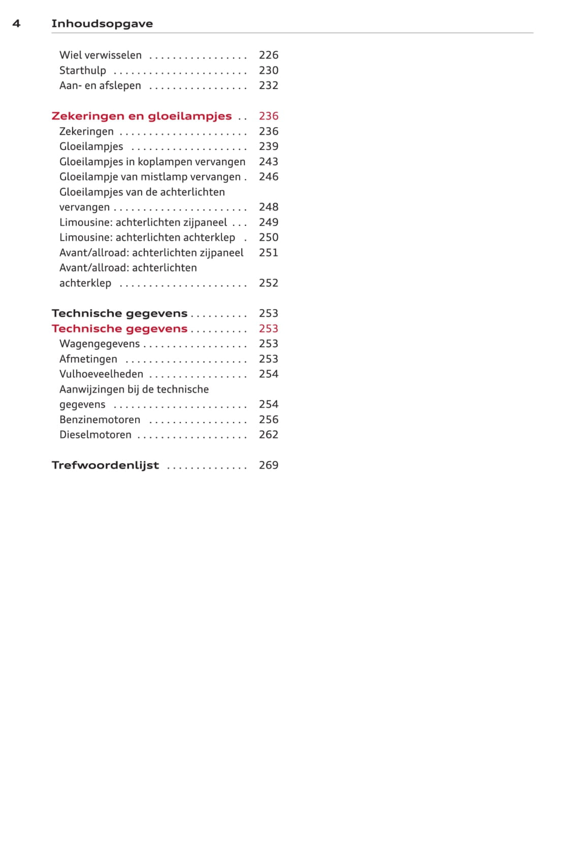 2011-2015 Audi A4/S4 Gebruikershandleiding | Nederlands